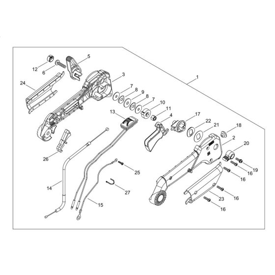 Throttle Lever for EB3410