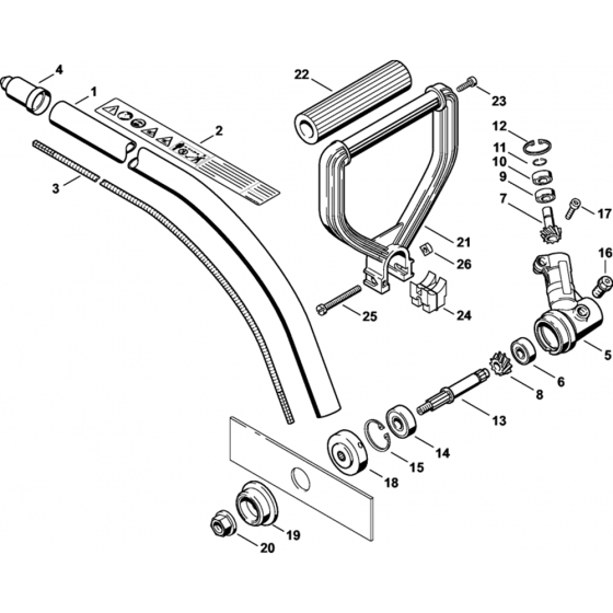 Stihl EC 70 Assembly