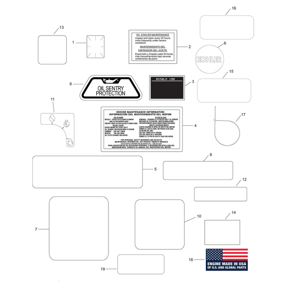 Kohler ECH740 Engine ID