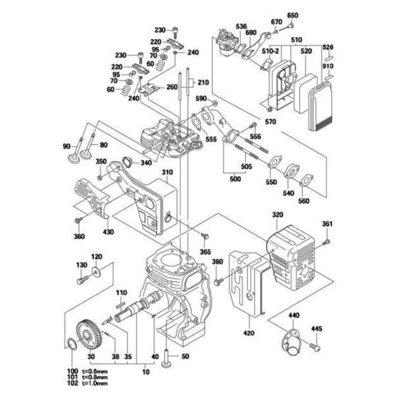 Intake Exhaust Assembly