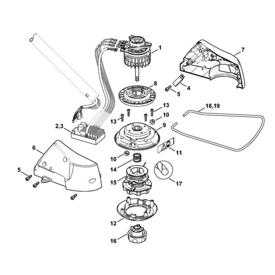 Motor & Cutting Head for Stihl