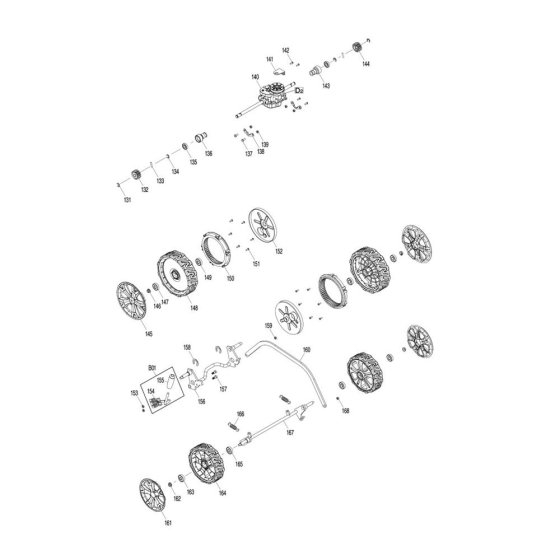 Wheel Assembly for Makita ELM4613