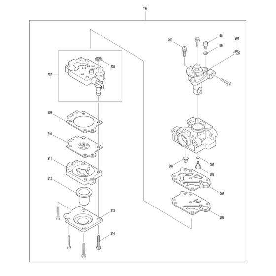 Carburettor Assembly for Makita
