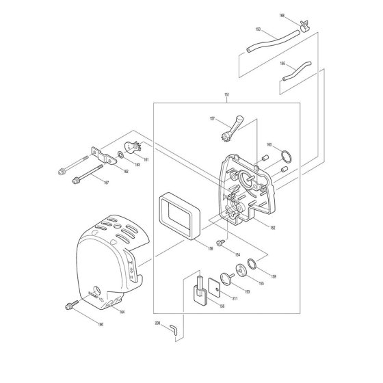 Air Cleaner for Makita EM4251