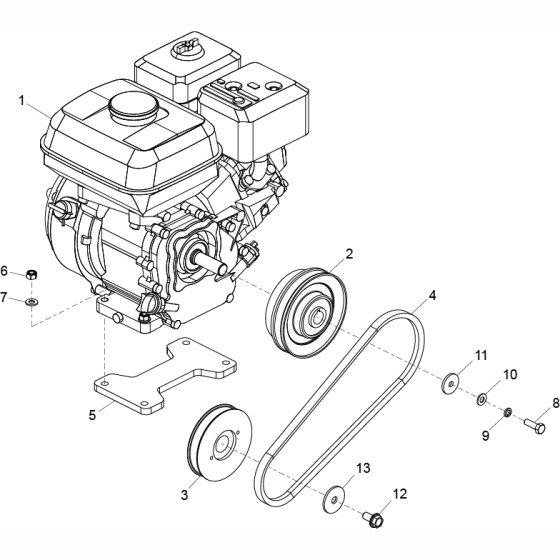 Engine and Drive Kit Assembly
