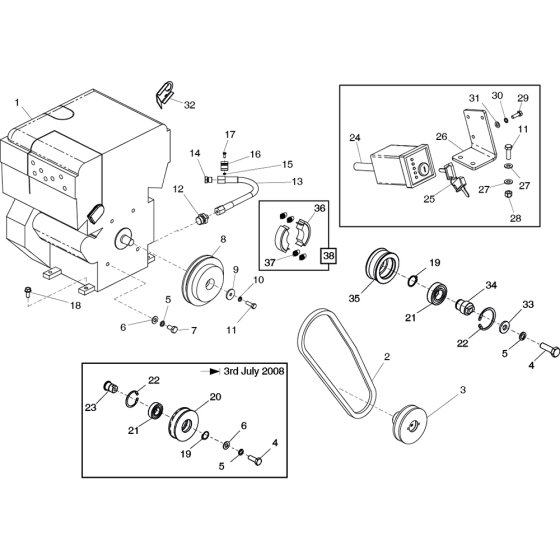 Engine & Drive Kit for RPC45