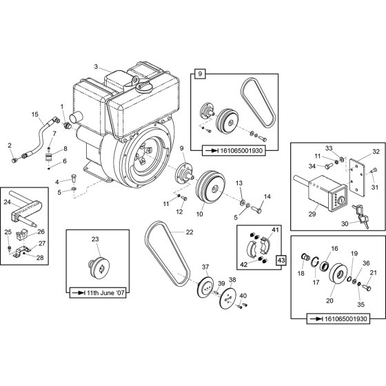 Engine & Drive Kit for RPC60