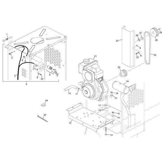 Engine Assembly for Yanmar