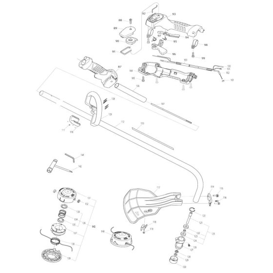 Makita ER2600L Assembly