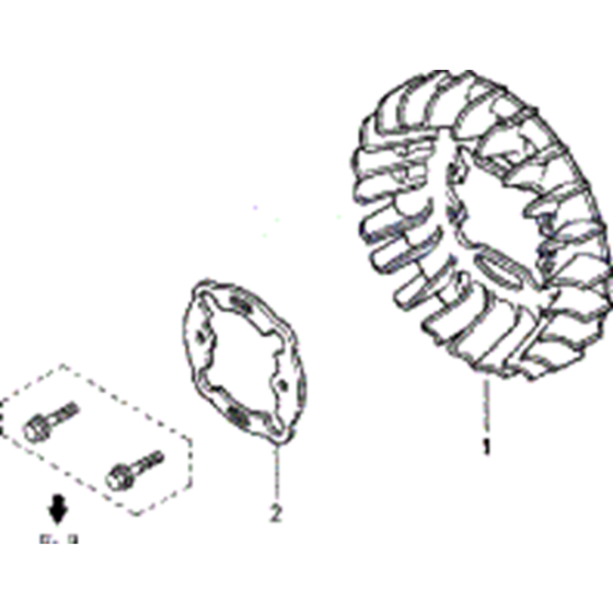Cooling Fan Assembly for Honda