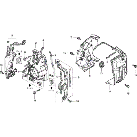 Fan Cover for Honda EU20i