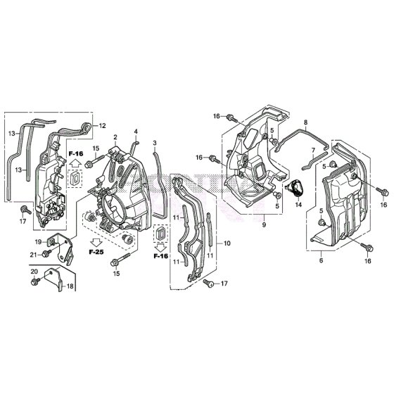 Fan Cover Shroud for Honda EU22i