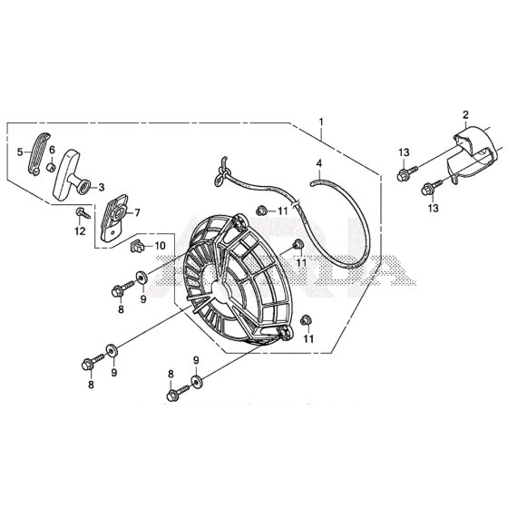 Recoil Starter for Honda EU22i