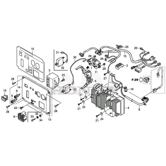 Control Panel for Honda EU22i