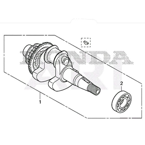 Crankshaft for Honda EU22i
