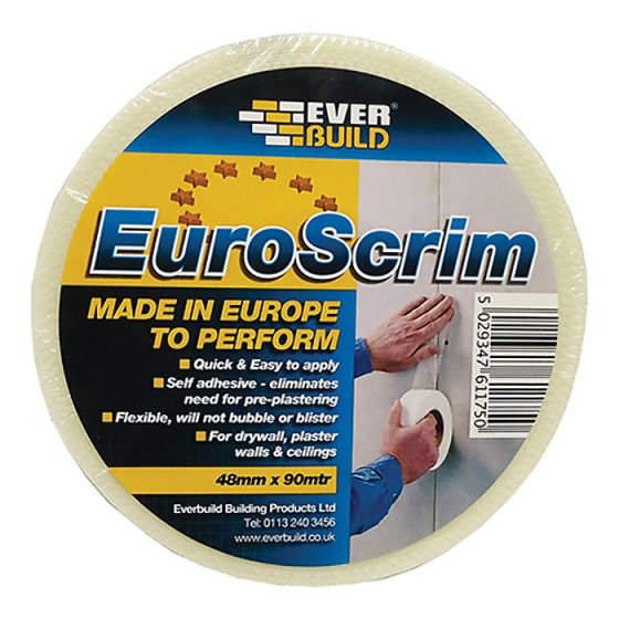 EuroScrim Tape 48mm x 90m by Everbuild - 2EURO48