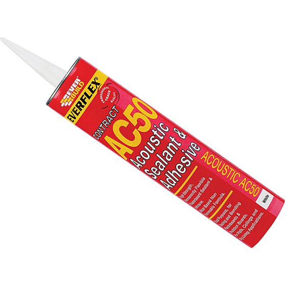 Acoustic Sealant & Adhesive 900ml AC50 by Everbuild - AC50C4