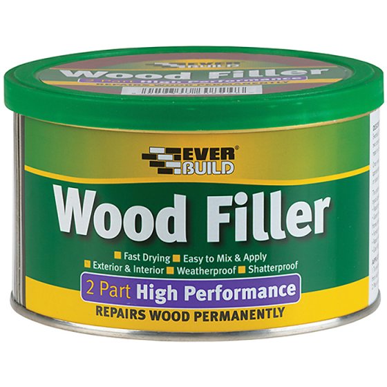Wood Filler High Performance 2 Part Light Stainable 1.4kg by Everbuild - 2PLITE14