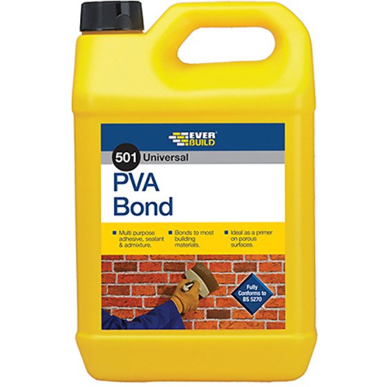Universal PVA Bond 501 5 Litre by Everbuild - PVA5L