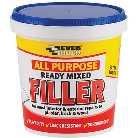 All Purpose Ready Mixed Filler 1kg by Everbuild - RMFILL1