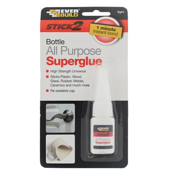 Everbuild STICK2 All Purpose Superglue Bottle 5g