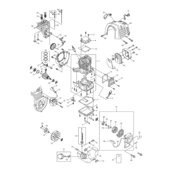 Makita EW1050H Parts