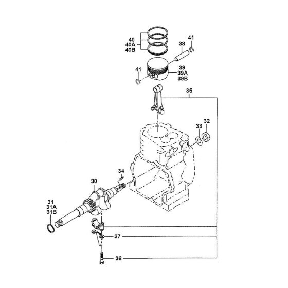 Crankshaft, Piston Assembly