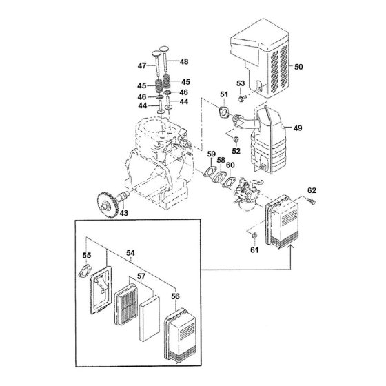 Muffler for Makita EW200ST
