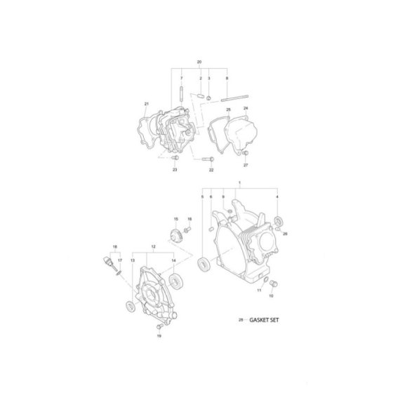 Crankcase, Cylinder Assembly
