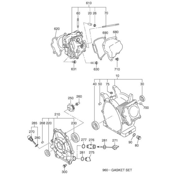 Crankcase Assembly EX13