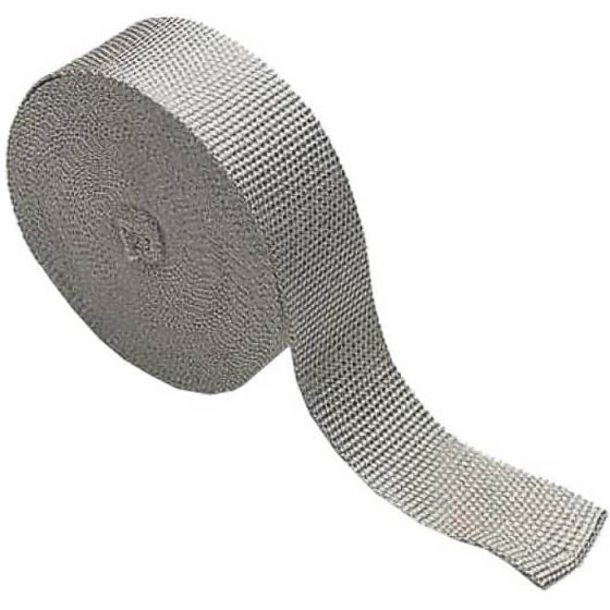 Exhaust Tape 50mm x 3mm x 30m Heat Resistant Glass Fibre Webbing