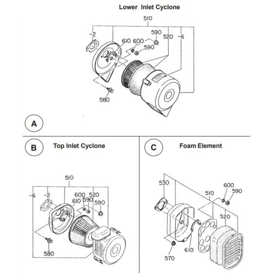 Intake & Exhaust Parts EY15