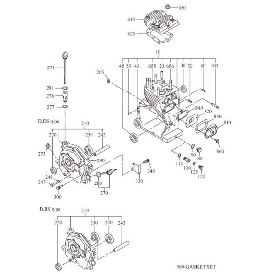 Crankcase Assembly EY35