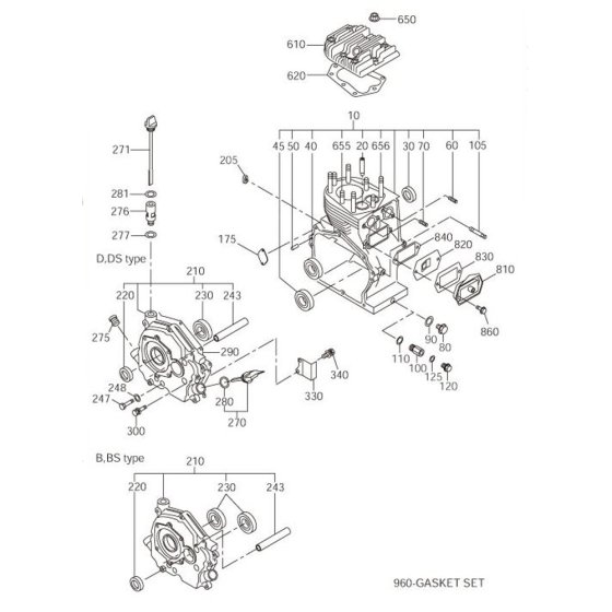 Crankcase Assembly EY40