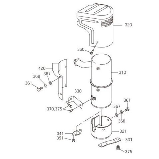 Intake Exhaust Assembly EY40