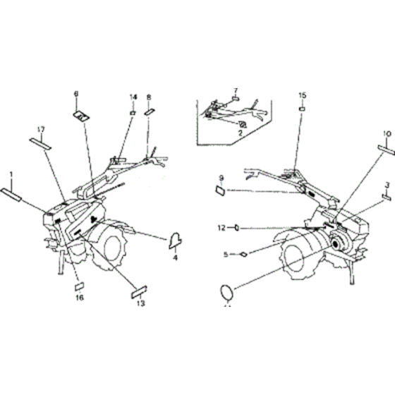 Decals Assembly for Honda F720