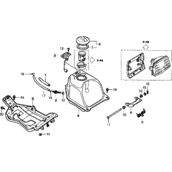 Fuel Tank Assembly for F720