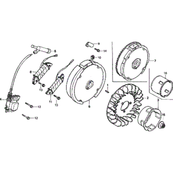 Flywheel Assembly for F720