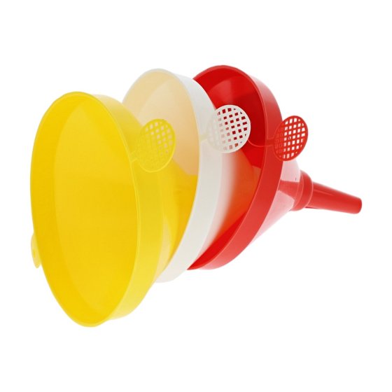 Plastic Funnel 150mm Set, 3 Piece
