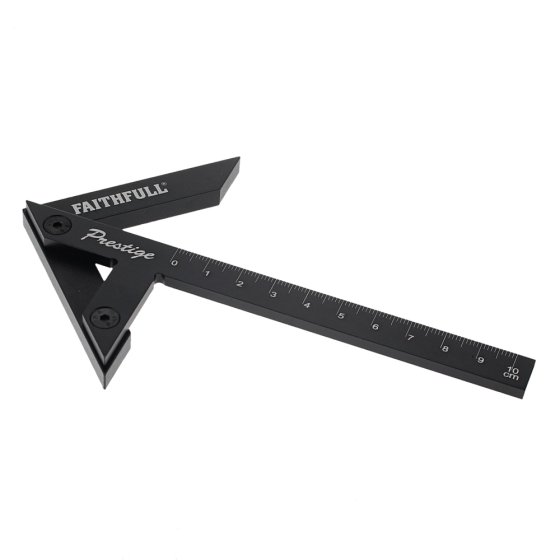 Prestige Centre Finder Gauge Black Aluminium 100mm