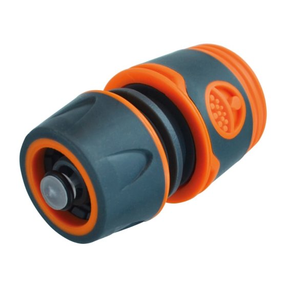 Water Stop Connector 1/2in Faithfull Garden Hose - Quick Release