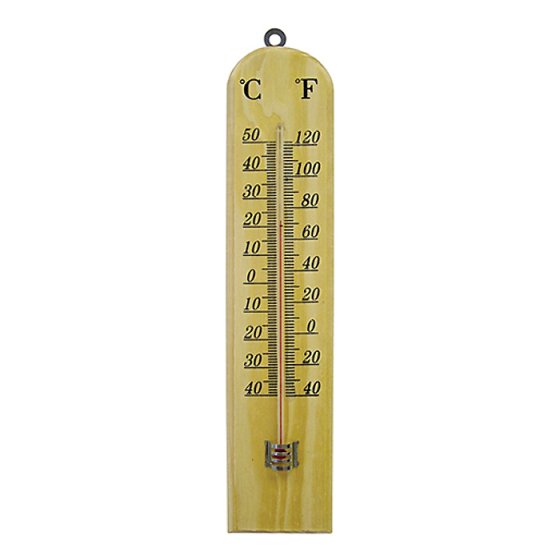 Wooden Wall Thermometer