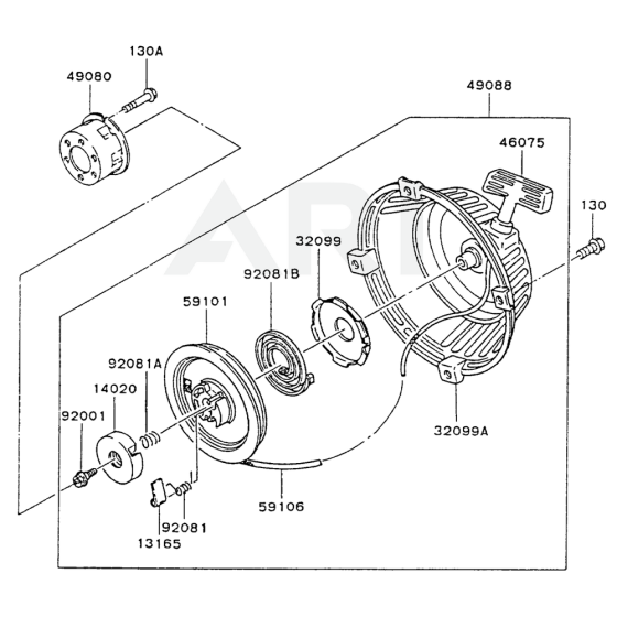 Recoil Starter for Kawasaki