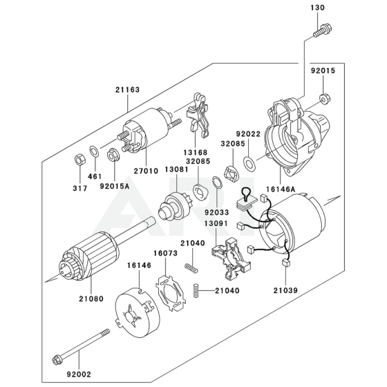 Starter for Kawasaki FC401V