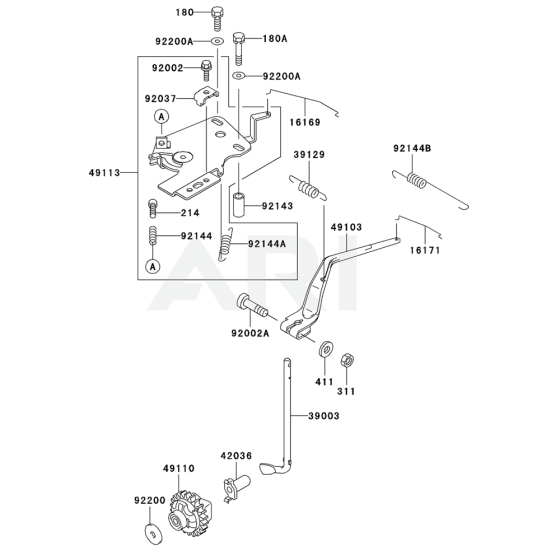 Kawasaki FD620D Control Equipment