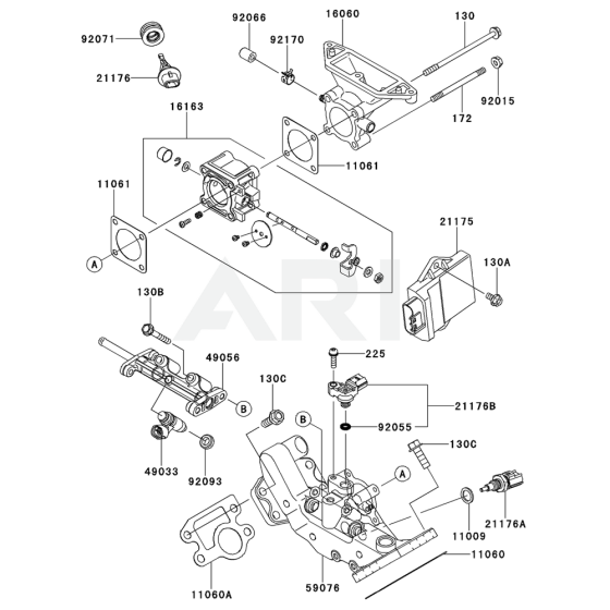 Throttle Equipment for Kawasaki