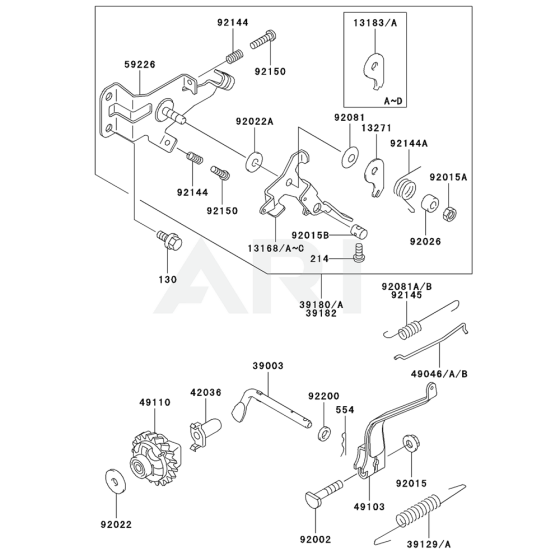 Kawasaki FE120G Control Equipment
