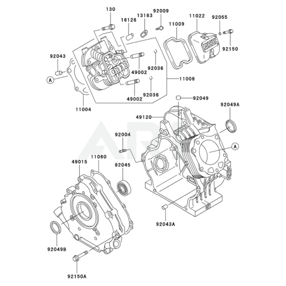 Cylinder & Crankcase for FE290R