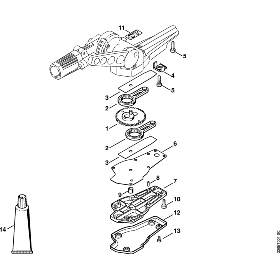Blade Drive Gear for Stihl