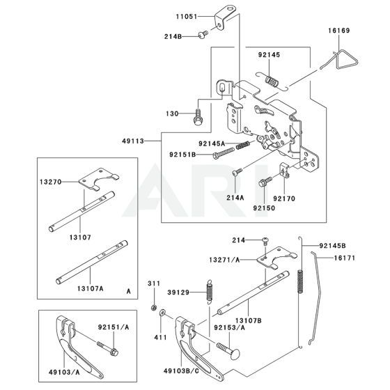 Kawasaki FH641V Control Equipment